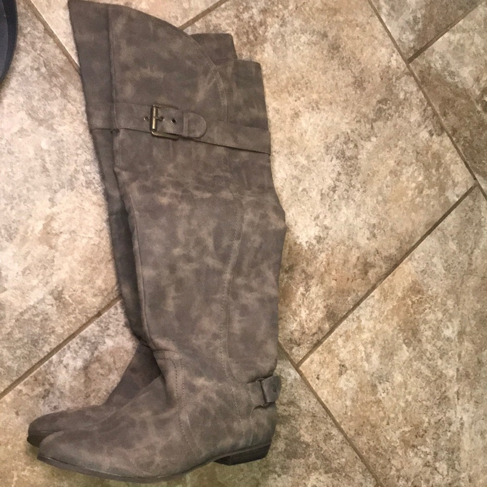 Knee High Boots with buckle